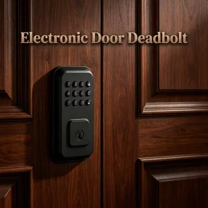 Smart Security Lock Black Zinc Alloy Body Multi-Mode Intelligent Lock for Residential Hotel