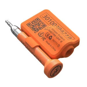 Smart UHF Logistics Container RFID Lock Seal Tamper Evident Electronic Lock Pin Type Steel Bar Security E Seal