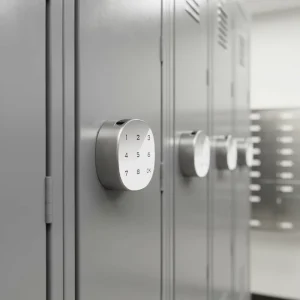 Smart White Wardrobe Wood Door Aluminum Door Key Lock Grade C Security Cloud Storage Shoe Cabinet Drawer Lock