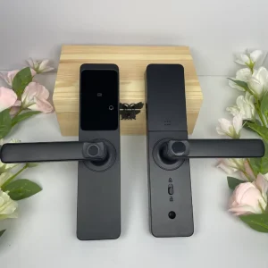 Smart WiFi Door Lock for Wood Doors, Fingerprint, RFID Card and App Control for Home, Apartment or Hotel