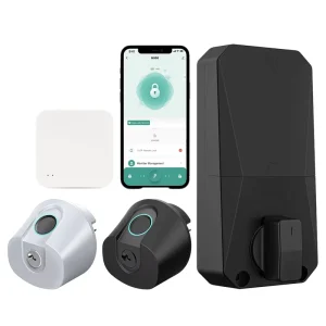 Smart WiFi Keyless Entry Digital Deadbolt Door Lock for Wooden Doors