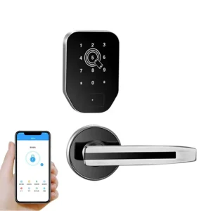 Smart Wifi Digital Code Lock for Aluminum Doors Blue Tooth Electronic Door Lock Apartments Smartphone Key Compatible