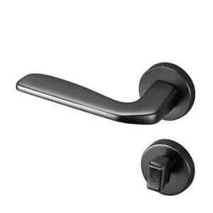 Split Mechanical Door Lock with Key-Operated Handle for Wooden Interior Doors