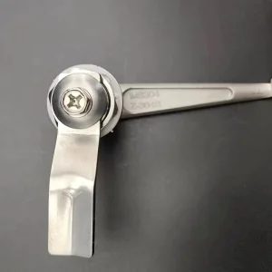 Sstainless Steel Lock MS304 1 Key Operated Durable Waterproof Anti Theft For Door Cabinet Tongue Distribution Box Lock