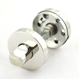 Stainless Steel 304 Classical Round Shape Bathroom Toilet Door Lock