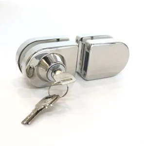 Stainless Steel Key Glass Lock for Frameless Glass Security Doors