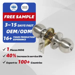 Stainless Steel Mechanical Entrance Door Lock with Deadbolt Cylinder and Knob