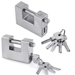 Stainless Steel Or Iron Security Lock For Containers Padlock Accessory