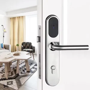 Stainless Steel SS304 Waterproof RFID Card Electronic Smart Hotel Door Lock System with Memory Card Cloud for Wooden Brass Doors