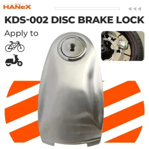 Stainless Steel Waterproof Disc Brake Lock for Motorcycle and Bicycle