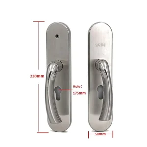 Stainless steel Mechanical Door Lock Key Operated Body Silent Operation Polished Brushed Finish for Wood Doors