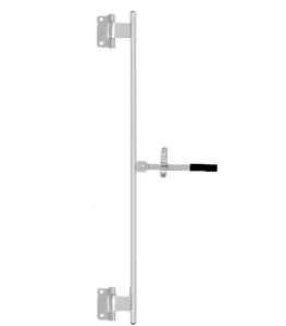 Steel Bar Door Lock Kit