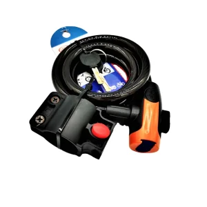 Steel Bicycle Cable Lock with Key