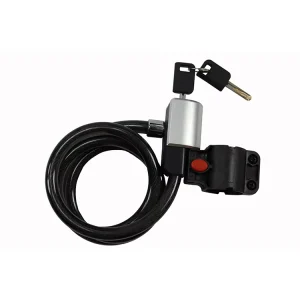 Steel Bicycle Chain Lock with 2 Keys and Mounting Bracket