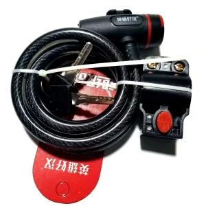 Steel Cable Key Lock for Mountain and Road Bikes
