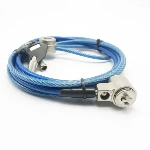Steel Coil Cable Lock with Keys for Bicycle