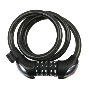 Steel Colorful Cable Lock 3-Digit Combination Bicycle Lock
