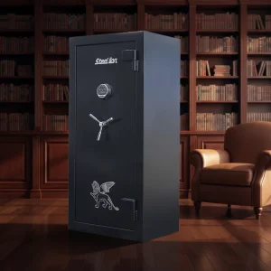 Steel Construction Storage Solution 90-Minute Fire-Proof Steel Gun Safe Electronic Code Lock 1498x711x508mm