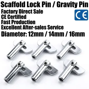 Steel Frame Scaffolding Locking Pins Scaffold Accessories Gravity Pin for Construction Building Material Parts