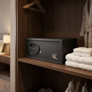 Steel Safe Box with Electronic Digital Lock for Documents Valuables Books Hotel Safe Use Model 35E