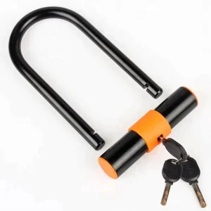 Steel U-Lock Anti-Theft Bicycle Lock for Motorcycle and Bike Security