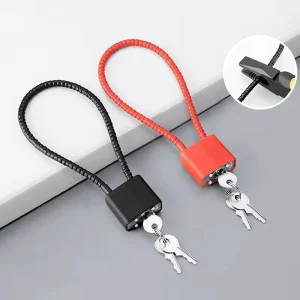Steel Wire Padlock With Key Anti Theft Cabinet Luggage Helmet Dormitory Lock Accessory