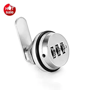 Stock Available Zinc Alloy Combination 3 Digit Drawer Lock Password Coded Safety Lock for Cabinet Lock Rotary Tongue Cam Lock