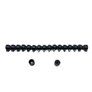 Straight Type Lockable Black Pipe Joint Gooseneck Stand with 8mm Hole for Auto Dent Detection Light Repair Tools