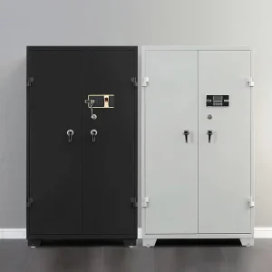 Supply Large Double door Electronic Digital & Key lock Anti theft Cold Rolled Steel Gun Safes for Ocean going Vessels