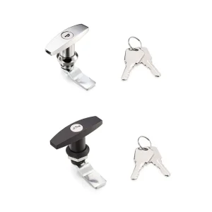 T-Handle Cam Lock with Keys for Trailer, Toolbox, Chassis, and Cabinet Doors