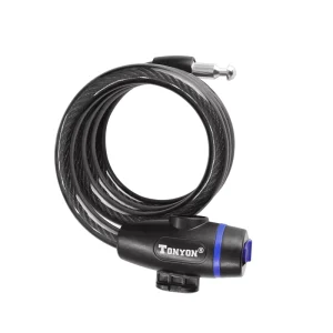 TONYON Bicycle Safe and Durable Bike Lock Anti Theft Bicycles Lock Key with Bicycle Lock Cable