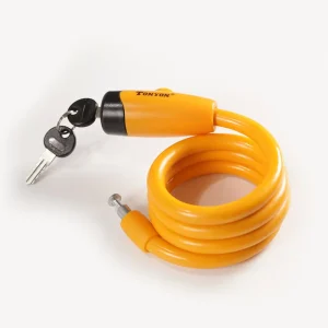 TONYON Yellow Boutique Lock Bicycle Bike Cycle with Lock Bicycle