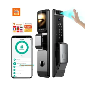 TYSH Palm 3d Face Recognition Cerradura Inteligente Digital Lock Wifi App Camera Password Fingerprint Ai Tuya Smart Locks