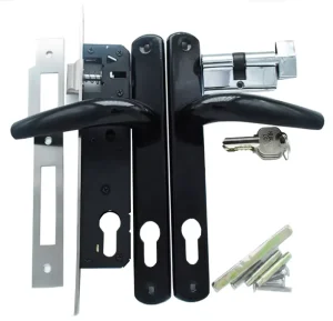Traditional Aluminium Door Lock Hook Lock Body and Handle Hardware Durable Screw Installation for Window and Hotel Use
