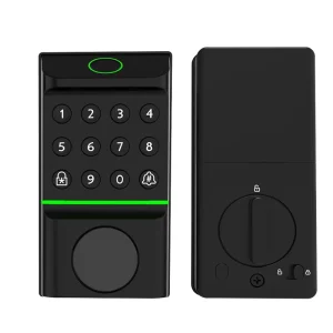 Tuya Smart Deadbolt Lock 60/70 mm Adjustable Latch Fingerprint App Password