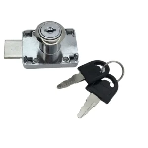Two-Way Key Drawer Lock for 139 22/32 Thickness Wooden Cabinet Doors and Desk Drawers