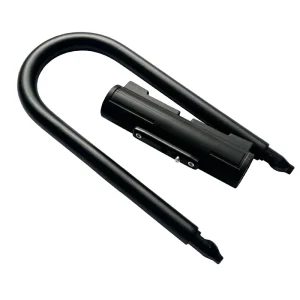 U Lock Black Solid Steel Bicycle Motorcycle U Padlock for E bike Scooter Shop Glass Door Security Lock Custom