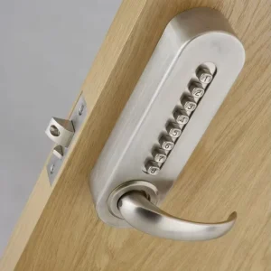 UK and Ireland Type Zinc Alloy Anti-Theft Mechanical Keypad Push Button Keyless Door Lock