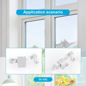 Universal Aluminum Alloy Window Flush Bolt Slim Profile Slide Latch Lock for Sliding Door and Window Systems