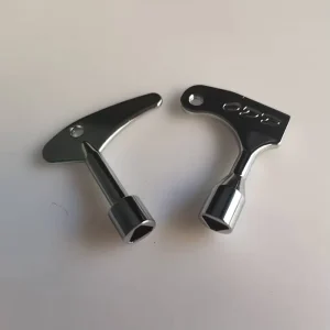 Universal Elevator Triangle Key 9mm Security Zinc Alloy Elevator Triangle Lock Keys for Elevators Parts