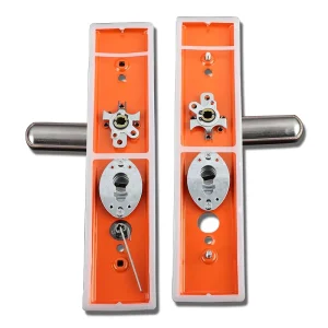 Universal Mechanical Door Lock Home Use Anti Theft Stainless Steel Thickened Panel Entry Door Handle Lock Accessories