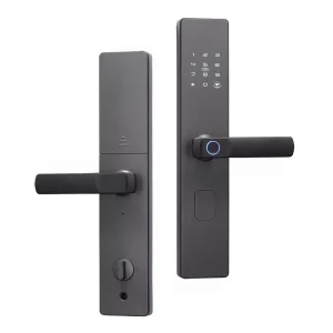 Universal Wood Steel Door Smart Lock Auto Sensor WiFi Remote Control Drill-Free Installation for Shops Offices Homes and Balconies