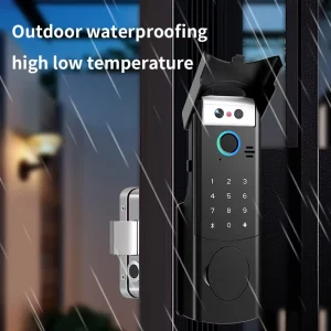 V8 WiFi Smart Door Lock with App Unlock for Wood, Steel, and Stainless Steel Doors Aluminum Alloy