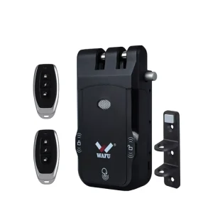WF-026 Dual-System Dual-Motor Smart Invisible Door Lock Keyless Entry Electronic Remote Control Door Lock