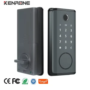 WIFI Cerradura Inteligente Wooden Electronic Smartlock Electric Fingerprint Keyless Ttlock Tuya Digital Door Smart Lock