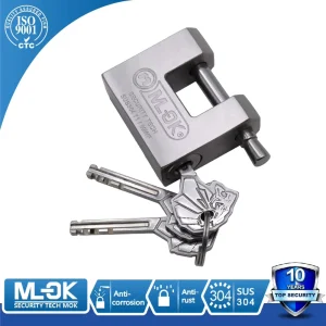 Warehouse Anti theft 304 Stainless Steel Waterproof Padlock