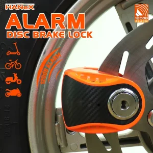 Waterproof 120 dB Alarm Disc Brake Lock for Scooter and Motorcycle