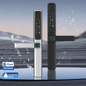 Waterproof Apartment Management TTlock BLE Sliding Door Smart Lock Fi Password Electronic Lock Aluminum Door Electronic Lock