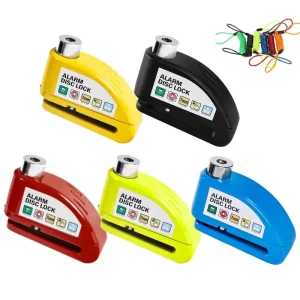 Waterproof Disc Brake Alarm Lock for Bicycles and Motorcycles