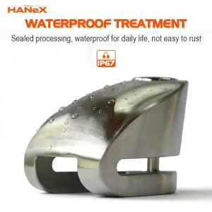 Waterproof Disc Brake Lock with Key for Bicycle, Motorcycle and E-Scooter